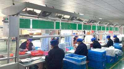 Shangyu ShengRuiSi Packaging Co.,Ltd linea di produzione del fabbricante