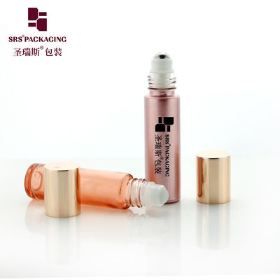 comprare Flacone roll-on in vetro da parete da 10 ml, serie BLPM, cilindrico, per la cura personale fabbricazione online