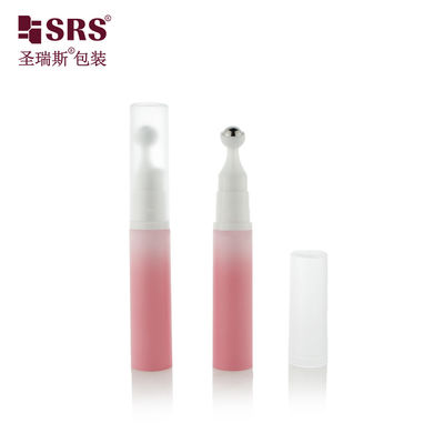 comprare Flaconi roll-on con sfera metallica da 10 ml, flacone roller rosa con pompa airless per confezionamento crema contorno occhi, gel occhi fabbricazione online