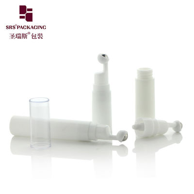 comprare Flacone applicatore roll-on in plastica per crema contorno occhi bianco 6ML 12ML 15ML fabbricazione online