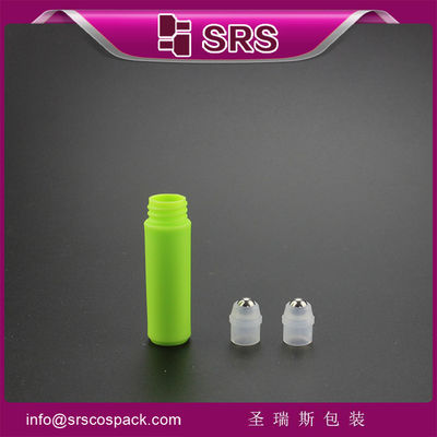 comprare Flacone roll-on in plastica verde con sigillo di sicurezza, a tenuta stagna di grado farmaceutico, flacone roller per profumo da 5 ml fabbricazione online