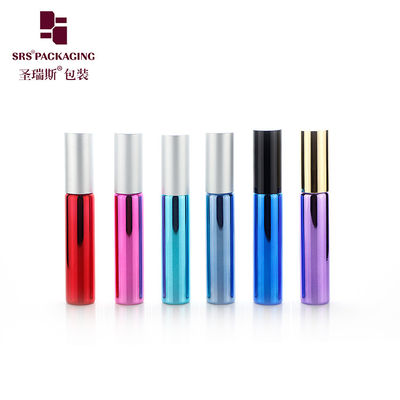 comprare Flacone roller in vetro da 10 ml con tappo in alluminio per campioni cosmetici da viaggio fabbricazione online