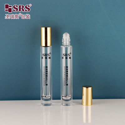 comprare Flacone Roller in Vetro Trasparente Rotondo da 10ML per Profumo e Olio Essenziale fabbricazione online