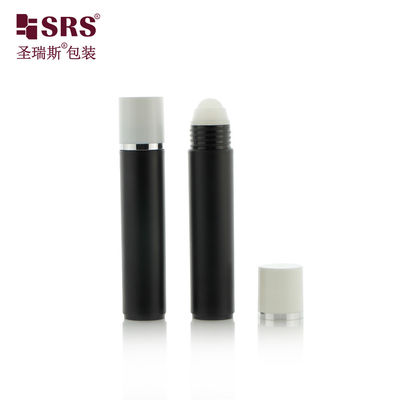 comprare Flacone roller in plastica nera smerigliata da 35 ml per liquidi disinfettanti e deodoranti fabbricazione online