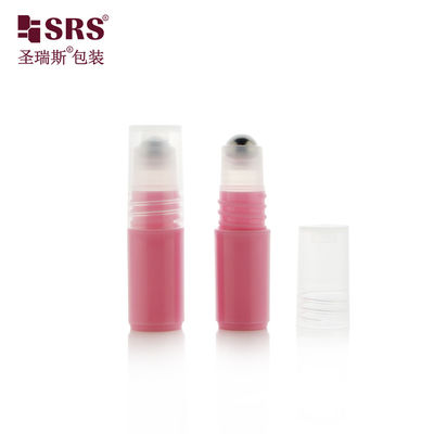 comprare Flaconi campione mini formato rosa anguria RPPH-3ML con sfera a rulli in metallo e tappo sottile per profumi da viaggio fabbricazione online