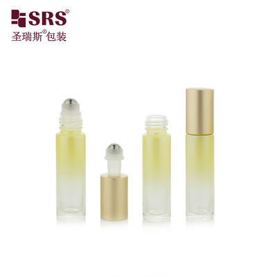 comprare BLPM-10ml Bottiglia di applicatore a sfera di vetro in acciaio inossidabile vuota con tappo metallico fabbricazione online