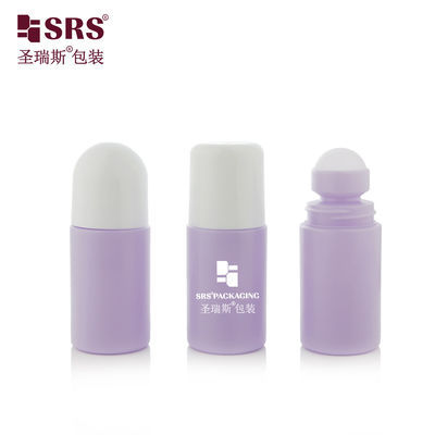 comprare Flacone applicatore a sfera vuota RPPC-60ml colore viola per gel lenitivo fabbricazione online