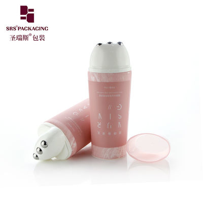 comprare Tubo a sfera rotante in PE rosa D50mm a forma ovale per massaggio rughe del collo fabbricazione online