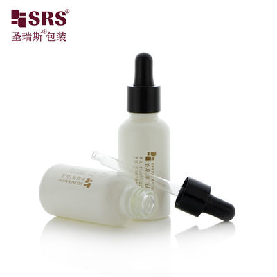 comprare D001- 50 ml Vetro con rivestimento bianco Bottiglie gocciolanti vuote 5-100 ml Per siero facciale fabbricazione online