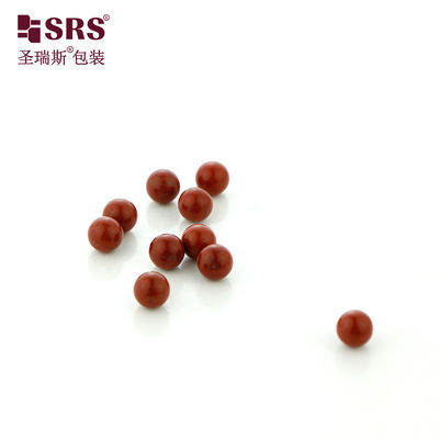 comprare Sfera di Pietra Agata Rossa 7.9mm 8mm Per Roller Bottle Gioielli fabbricazione online
