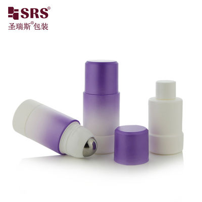 comprare RPPE(P)-50ml 75ml Flacone roll-on ricaricabile viola sfumato Imballaggio cilindrico Imballaggio primario per contenere disinfettante, deodorante, gel fabbricazione online