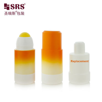 comprare 75ML RPPE P Bottiglia Roll-on Vuota con Stampo Arancione Opaco Sfumato Personalizzato per Applicazione Gel Lenitivo Muscolare Estetico fabbricazione online