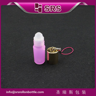 comprare SRS Volantino di plastica cosmetica vuota su bottiglia 3 ml Mini colore rosa con gancio fabbricazione online