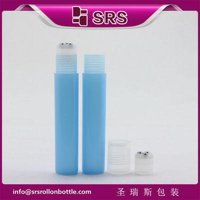 comprare Flacone roll-on per profumo cosmetico vuoto in plastica da 15 ml con tre sfere in acciaio fabbricazione online