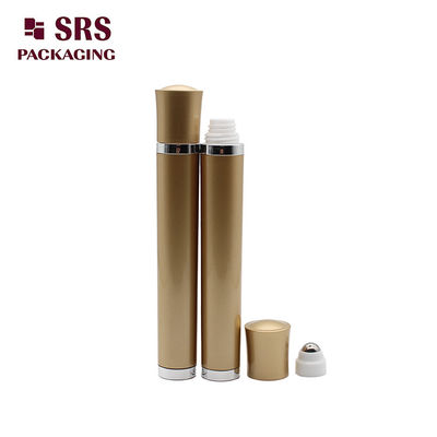 comprare Flacone Roller Ball Vibrante Oro Plastica SRS da 10 ml per Crema Contorno Occhi fabbricazione online