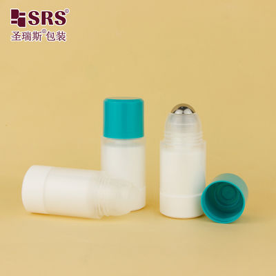 comprare RPPE 50ml Contenitore Roll On Eco-Friendly Imballaggio Primario per Contenere Formula di Deodorante Liquido con Sfere di Pietre Preziose fabbricazione online