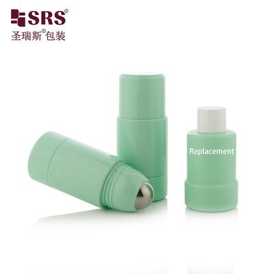 comprare Flacone roll-on ricaricabile in PP PCR da 50 ml 75 ml per deodorante cosmetico fabbricazione online