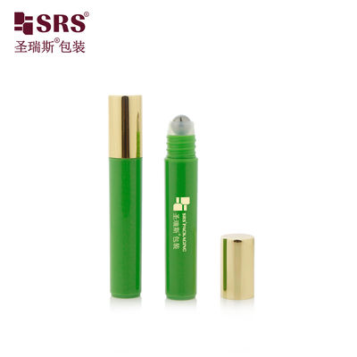 comprare Flacone roll-on vuoto in PP da 7 ml con tappo in metallo dorato per il trattamento dell'acne fabbricazione online