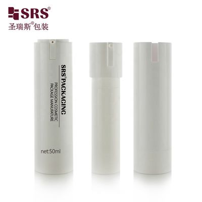 comprare 15ml 30ml 50ml AS+PP Refillable Airless Pump Bottle for Cosmetic Serum fabbricazione online