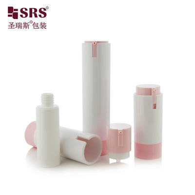 comprare Refillable Airless Pump Bottle 15ml 30ml 50ml AS+PP Cosmetic Container fabbricazione online