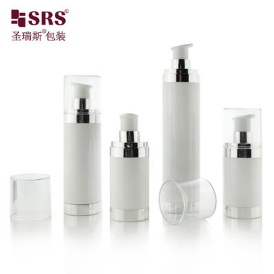 comprare Refillable 15ml 30ml 50ml AS+PP Airless Pump Bottle for Cosmetics fabbricazione online