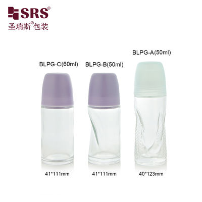 comprare Capacity 50ML 60ML Glass Perfume Roller Bottles for Customization Sample Welcome Query- Needs fabbricazione online