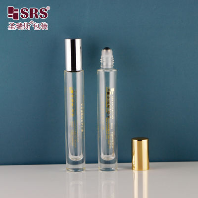 comprare Bottone in vetro spessore di 10 ml con tappo a vite per olio essenziale e profumo fabbricazione online
