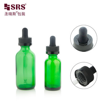 comprare 30ml 60ml Hot Selling Glass Dropper Bottle with Child Resistant Cap for Skincare Serum Oil fabbricazione online