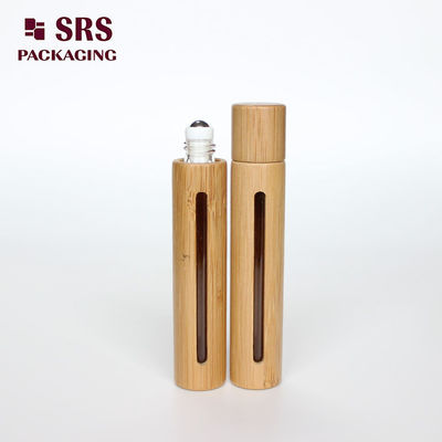 comprare Rotolo di vetro su bottiglia da 10 ml in bambù di colore naturale SRS per olio essenziale fabbricazione online