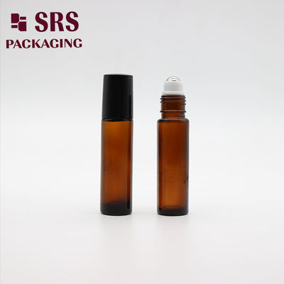 comprare Flaconi di profumo roll-on vuoti in vetro SRS, colore ambra, 10 ml fabbricazione online