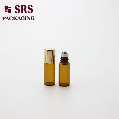 comprare SRS commercio all'ingrosso vuoto mini rotolo di vetro di profumo ambrato su bottiglia da 3 ml fabbricazione online