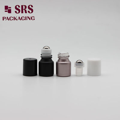comprare Sfera cosmetica vuota SRS per bottiglia di vetro mini colore nero da 1 ml fabbricazione online