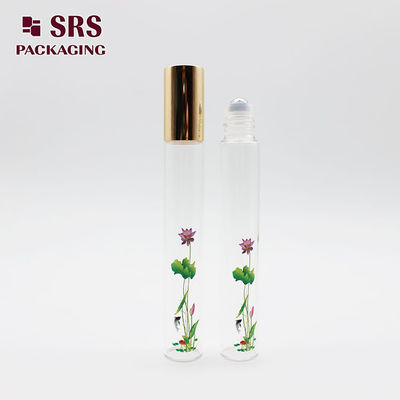 comprare Rotolo cosmetico trasparente SRS su flacone di vetro per olio profumato da 10 ml fabbricazione online