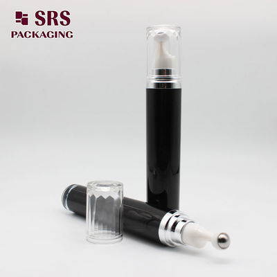 comprare SRS Bottiglia Cosmetica Acrilica vuota a sfera nera 15ml fabbricazione online