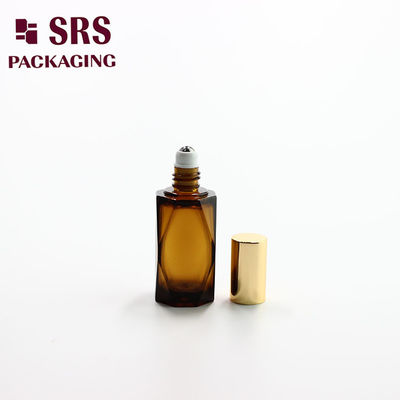 comprare Flacone roller per oli essenziali in PETG ambrato da 20 ml fabbricazione online