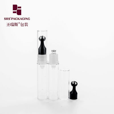 comprare Pressa vuota airless di forma rotonda da 10 ml Rotolo di plastica da 12 ml sul flacone applicatore fabbricazione online