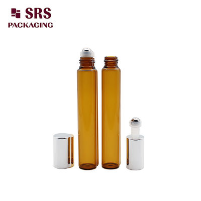 comprare Bottiglia di palline di cristallo di ambra per profumi vuoti 10 ml con tappo in alluminio fabbricazione online