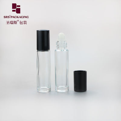 comprare Flacone di profumo a rullo in vetro trasparente per pareti colorate, con sfera in acciaio e design a prova di perdite fabbricazione online