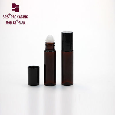 comprare Flacone roll-on in PET con sigillo interno in vetro ambrato da 10 ml per profumi farmaceutici contro il prurito fabbricazione online