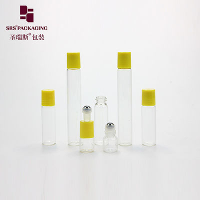comprare Cosmetici Mini Bottiglia a rulli in vetro Colore trasparente 1ml 3ml 5ml 8ml 10ml fabbricazione online
