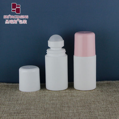 comprare RPPC Deodorante Roll-on in Plastica PCR Flacone Vuoto 60ml con Tappo Rosa fabbricazione online