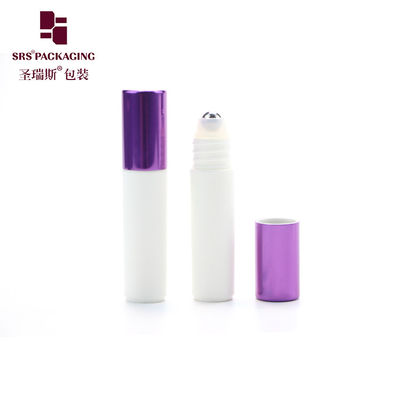 comprare RPA-5ML White Roll On con tappo in oro PP PCR Roller Bottle Tappo in argento in alluminio con palla d' acciaio imballaggio vuoto fabbricazione online