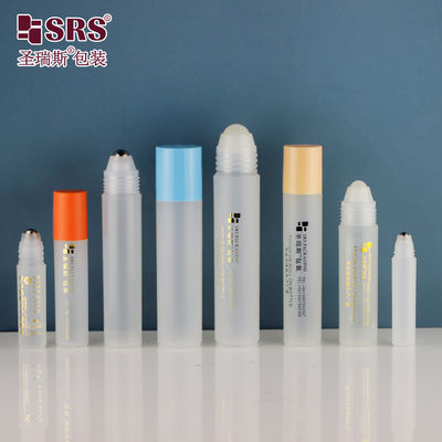 comprare Flacone roll-on in plastica bianca liscia serie RPP, capacità 2ml-35ml, per oli essenziali, stampa logo disponibile fabbricazione online