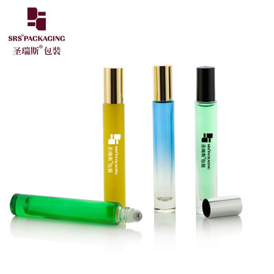comprare GB1-10ML Rivestimento di bottiglie di vetro a sfera vuota con sfera a rotoli 10ML per olio essenziale fabbricazione online