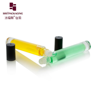 comprare Flacone roll-on in vetro vuoto da 10 ml GB1 con tappo in plastica nero per olio essenziale e profumo fabbricazione online
