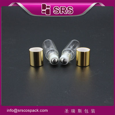 bottiglia a sfera di vetro e bottiglia di olio essenziale da 3 ml