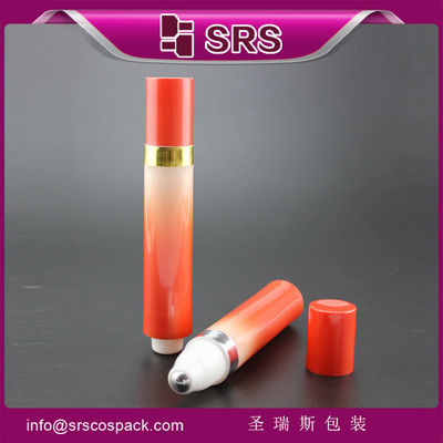 Confezione SRS, flacone roll-on in plastica rossa di alta qualità per gel occhi