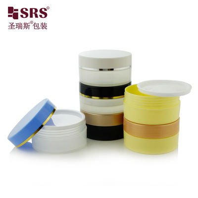 SRSQ-80g Cosmetico PP Plastico Vaso a Parete Singola Con Capo a Vattone