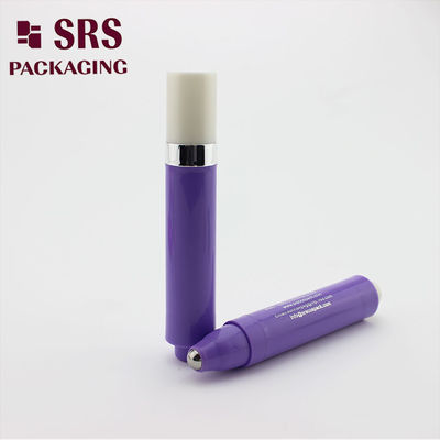 SRS lusso 10 ml di plastica di colore viola cosmetico senza aria rotolo su bottiglia