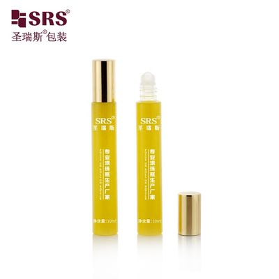 10 ml cilindro di vetro a rotolo su bottiglia con stampa a schermo per profumi cosmetici e oli essenziali - OEM / ODM disponibile